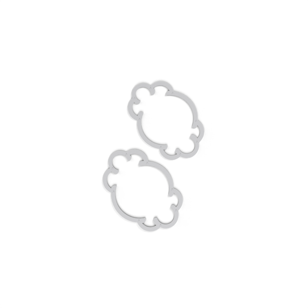 Cloud Face Outline right view 4